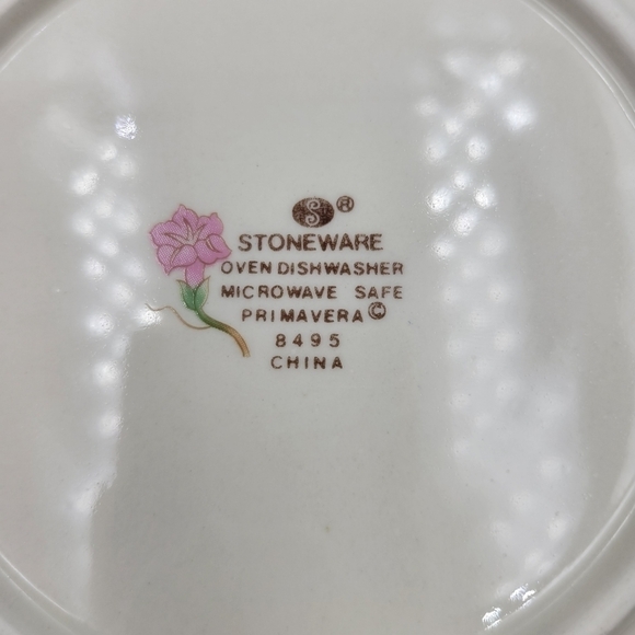 STONEWARE Vintage Sango Primavera #8495 Set of 2 Cups & Saucers - Picture 8 of 8